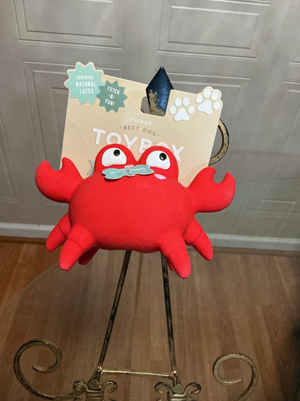 Fringe | Best Dog Toy Box “ Dont Be Shelling 7” Long Squeaky Latex  Dog Toy